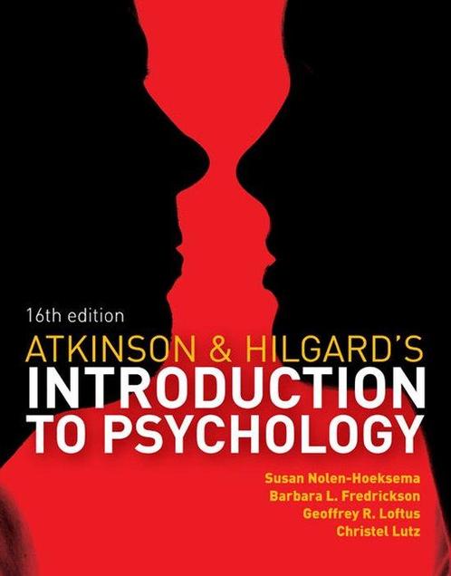 9781408044100 Atkinson and Hilgards Introduction to Psyc..., Boeken, Psychologie, Nieuw, Verzenden