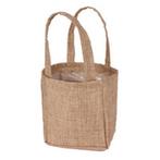 Tasje jute tas natural non-woven 12, 5x11, 5xh14, 5cm./st, Ophalen of Verzenden, Nieuw