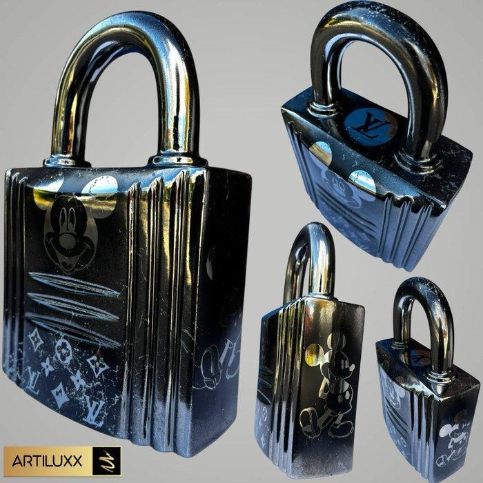 Artiluxx - Mickey Mouse X LV silver big lock, Antiek en Kunst, Kunst | Designobjecten