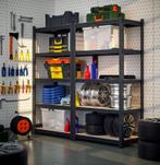 Stellingkast boutloos Zwart 180x90x40cm tot 875kg (Meubelen), Huis en Inrichting, Kasten | Televisiemeubels, Verzenden, Nieuw