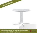 Sieger Boulevard ronde klaptafels stalen buis/Mecalit Pro, Ophalen of Verzenden, Nieuw, Kunststof