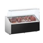 GGM Gastro | Koelvitrine - 1600mm - Zwart voorpaneel |, Verzenden