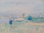 Henri Seghers (1848-1919) - Herder in de polders - omgeving