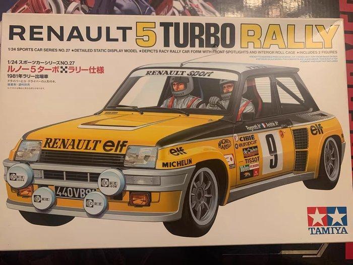 Tamiya 1:24 - Modelauto - Renault 5 Turbo Rally, Hobby en Vrije tijd, Modelauto's | 1:5 tot 1:12