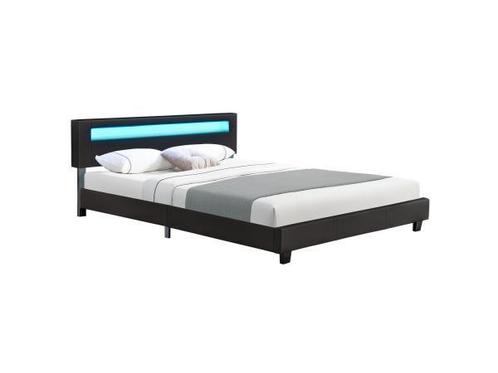 Veiling - Gestoffeerd bed Paris - 160 x 200 cm - Zwart, Huis en Inrichting, Slaapkamer | Bedden