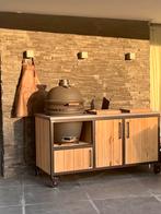 buitenkeuken staal eiken kamado Green egg the bastard Luxe, Houtskool, Vrijstaand, Nieuw, Mb industrial living 