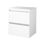 Badmeubelset BWS Salt 60x46cm Greeploos 2 Lades Met, Ophalen of Verzenden, Nieuw, Chroom, Bad
