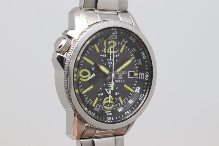 Seiko - Solar Chronograph - Zonder Minimumprijs - SSC075P1 |, Sieraden, Tassen en Uiterlijk, Horloges | Antiek