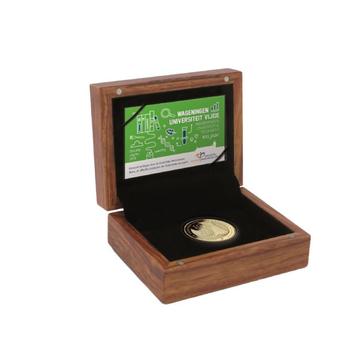 100 jaar Wageningen Universiteit 10 Euro Goud Proof beschikbaar voor biedingen