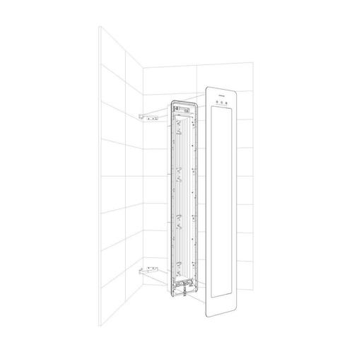 Sunshower One L Round Infrarood 185x33 cm Inbouw - Opbouw, Doe-het-zelf en Verbouw, Sanitair, Ophalen of Verzenden