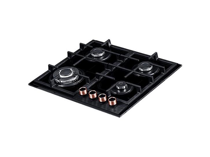 Everglades - Gas Kookplaat - Zwart Glas, Witgoed en Apparatuur, Kookplaten, Gas, Nieuw, 4 kookzones, Verzenden