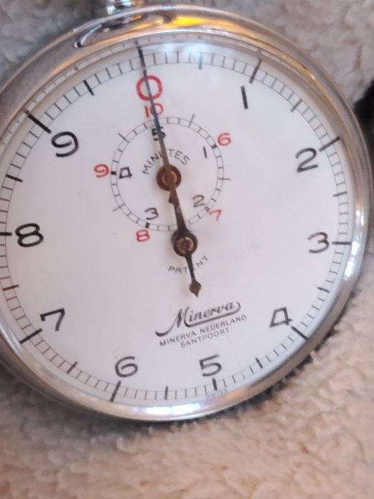 Minerva - Stopwatch - 1950-1959, Sieraden, Tassen en Uiterlijk, Horloges | Heren