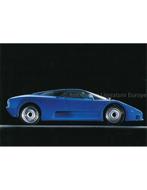 1992 BUGATTI EB110 GT LEAFLET ENGELS, Nieuw, Author