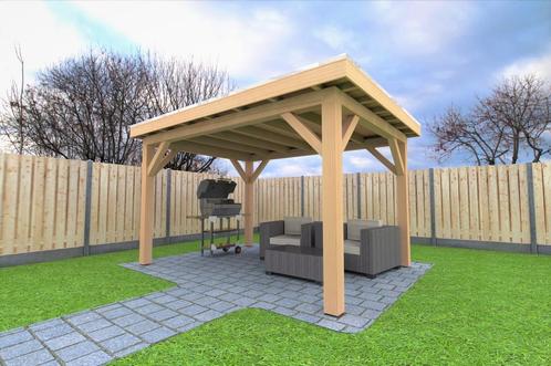 Douglas Overkapping Robuust Bouwpakket | 400x300 cm | 4x3 m, Tuin en Terras, Overkappingen, Nieuw, Verzenden