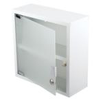 Medicijnkast Differnz Quadro 30x12x30cm Wit, Ophalen of Verzenden, Nieuw