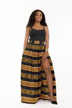 Afrikaanse print maxi rok - Zwart Pan Africa - S, Ophalen of Verzenden, Nieuw