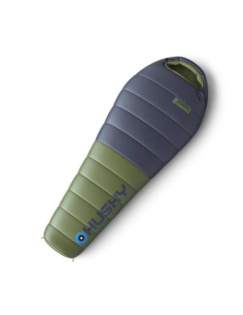 Husky mummyslaapzak dons Devon 2024 -5°C - 220 cm - Blauw.., Caravans en Kamperen, Slaapzakken, Nieuw, Verzenden