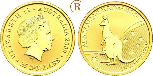 25 Dollar Kangaroo 1/4 Unze goud 2009 Australien: goud, Postzegels en Munten, Munten en Bankbiljetten | Toebehoren, Verzenden