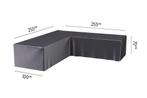 Platinum Aerocover loungesethoes L-vorm 255x255 cm., Tuin en Terras, Tuinsets en Loungesets, Verzenden, Nieuw, Overige materialen