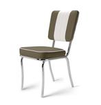 Retro Diner Stoel CO-24 Legergroen (Set van 4), Huis en Inrichting, Stoelen, Ophalen, Gebruikt