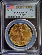 Gouden American Eagle 1 oz 2015 PCGS MS70, Postzegels en Munten, Munten | Amerika, Verzenden, Midden-Amerika, Losse munt, Goud