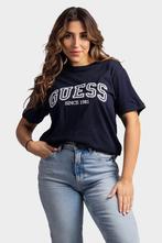 Guess College T-Shirt Dames Zwart, Nieuw, Guess, Maat 48/50 (M), Zwart
