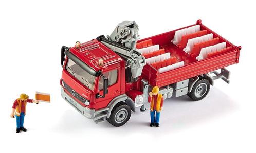 Siku 3534 Mercedes Atego met laadkraan 1:50, Kinderen en Baby's, Speelgoed | Overig