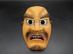 Noh masker - Hout - Houten beeldhouwwerk van Noh-masker