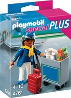 Playmobil Special Plus Stewardess met Trolley / Servicewagen, Verzenden, Nieuw