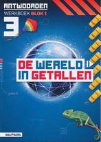 De wereld in Getallen versie 5 Antwoorden blok 1 groep 3, Boeken, Schoolboeken, Verzenden, Nieuw