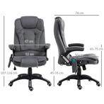 TRUUSK Massage Bureaustoel Directiestoel Ergonomische Bureau, Huis en Inrichting, Bureaustoelen, Verzenden, Nieuw
