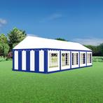 Partytent 4x10 PVC - Classic | Blauw / wit, Partytent, Nieuw, 4 tot 6 meter, 8 meter of meer