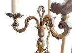 Kaarsenhouder (2) - Verguld brons - Kroonluchter lamp in de