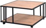 M2 Kollektion Paris Vierkante Salontafel Eiken, Ophalen of Verzenden, Nieuw