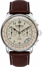 Zeppelin 7614-5 Los Angeles LZ 126 chronograaf horloge, Overige merken, Staal, Verzenden, Polshorloge