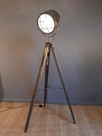 Statief vloerlamp - Hout, Metaal - Driepoot, Antiek en Kunst