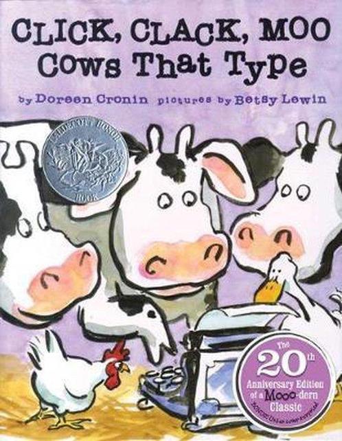 Click, Clack, Moo Cows That Type Click Clack Book, Boeken, Taal | Engels, Zo goed als nieuw, Verzenden