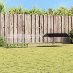 vidaXL Konijnenkooi Zilver 400 x 78 x 78 cm Gegalvaniseerd, Dieren en Toebehoren, Knaagdieren en Konijnen | Hokken en Kooien, Verzenden