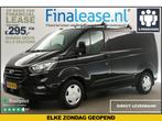 Ford Transit Custom 320 2.0 TDCI L1H1 Airco Cruise €295pm, Auto's, Bestelauto's, Zwart, Nieuw, Ford, Lease