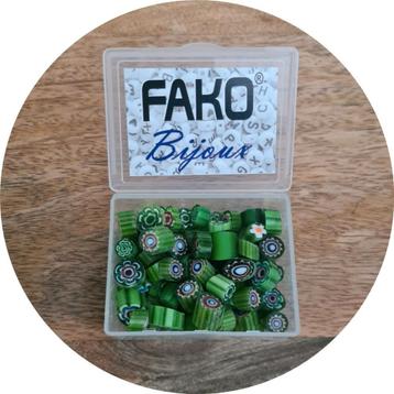 Fako Bijoux® - Millefiori Glas - Sieraden Maken - 7-12mm - beschikbaar voor biedingen