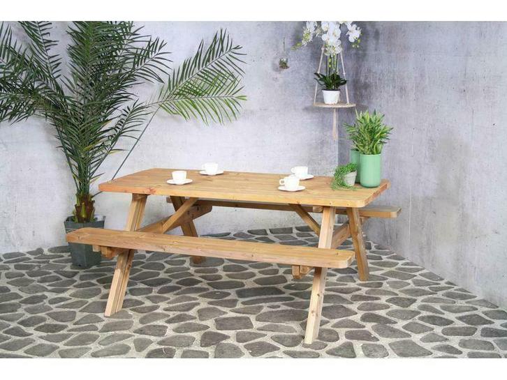 Sensline oslo picknicktafel 177, Tuin en Terras, Picknicktafels, Nieuw, Hout