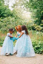 SALE*Carnaval-Frozen Elsa prinsessenjurk+Kroon+Staf 92/152, Kinderen en Baby's, Carnavalskleding en Verkleedspullen, Nieuw, Meisje