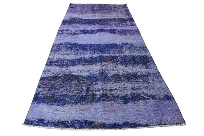Purple-blue super Vintage - Vloerkleed - 275 cm - 115 cm -, Huis en Inrichting, Stoffering | Tapijten en Kleden