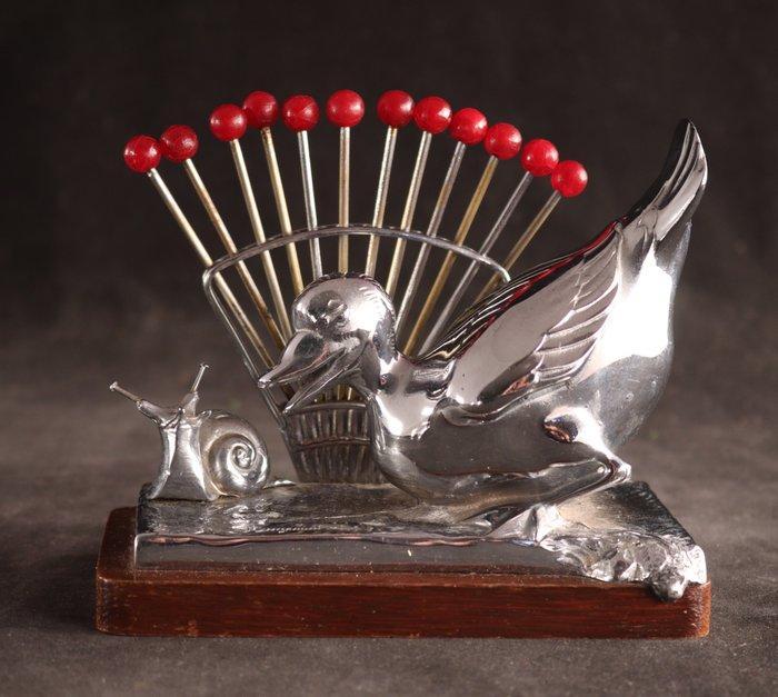 Art Deco slakkenprikkerset - Benjamin Rabier (1864 - 1939) -, Antiek en Kunst, Kunst | Designobjecten