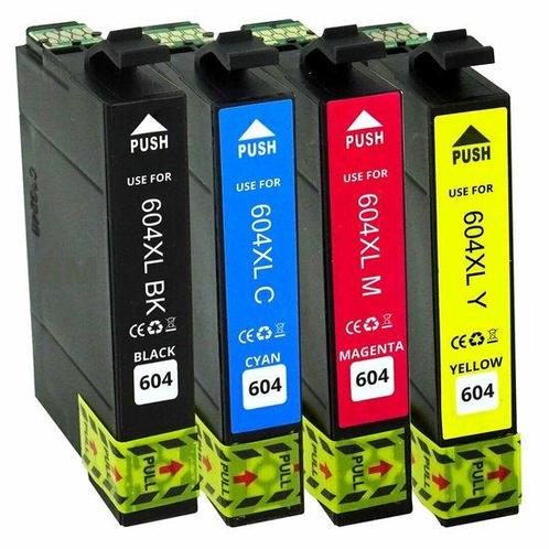 Epson cartridges 604 XL Set 4 stuks huismerk, Computers en Software, Printerbenodigdheden, Nieuw, Verzenden