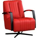 Leren draaifauteuil Galaxy - Toledo Ducati (rood) -, Huis en Inrichting, Fauteuils, Leren draaifauteuil Galaxy - Toledo Ducati (rood) - Stervoet zwart past perfect in uw interieur als u woonstijl: Industrieel, Modern is.