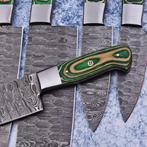 Keukenmes - Chefs knife - Pakka hout en gevouwen staal -