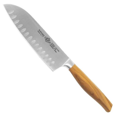 Eikaso Solingen Santokumes 16 cm - Gesmeed met Kullenschl..., Huis en Inrichting, Keuken | Bestek, Nieuw, Ophalen of Verzenden