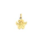 Gouden hanger van een engel (ketting hanger), Ophalen of Verzenden, Gebruikt, Goud, Overige merken