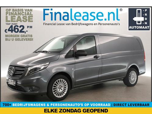 Mercedes-Benz Vito 114 CDI Lang AUT Airco Cam Carplay €462pm, Auto's, Bestelauto's, Lease, Automaat, Diesel, Mercedes-Benz, Zilver of Grijs